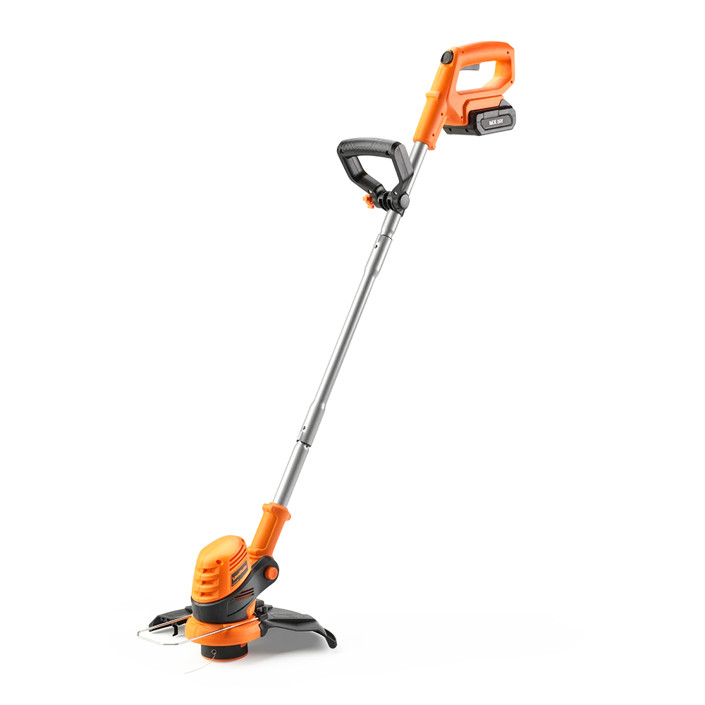 LawnMaster MX 24V Cordless Grass Trimmer with battery