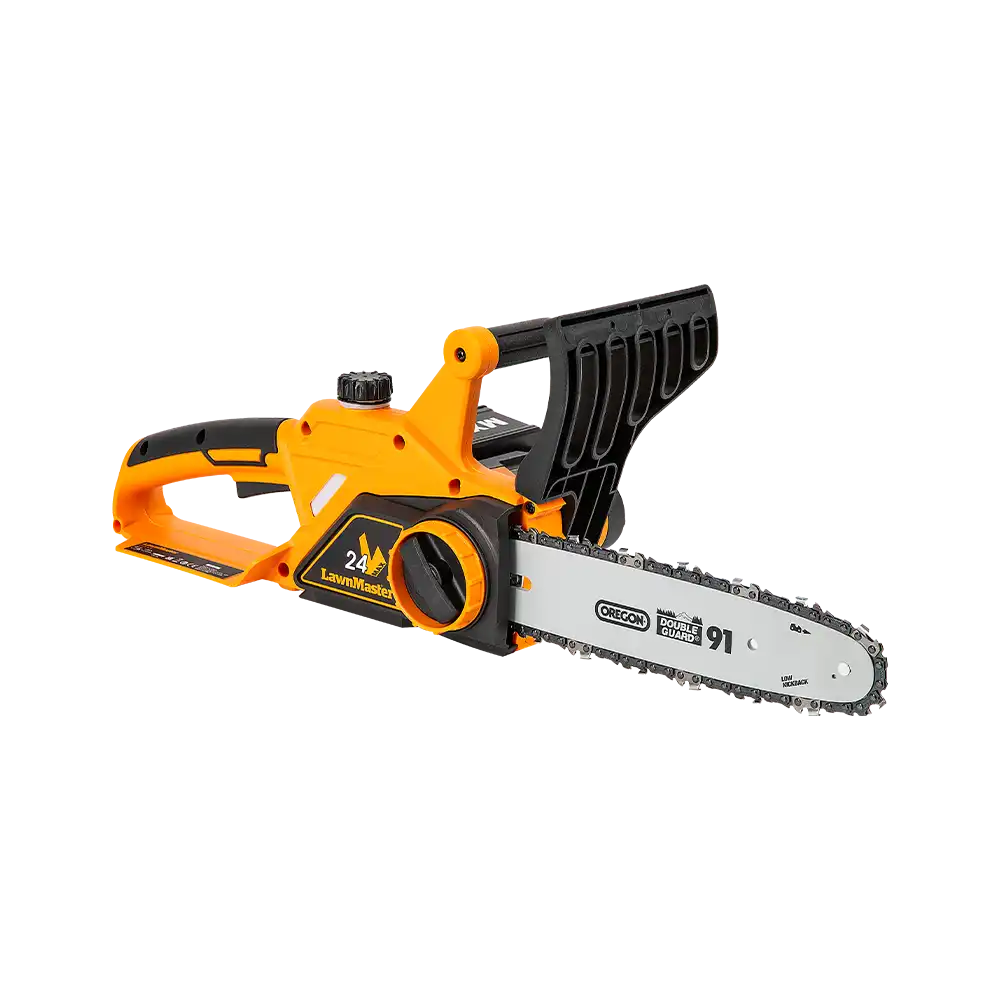 Cordless Chainsaw 24V 25cm LawnMaster with Oregon Bar and Chain