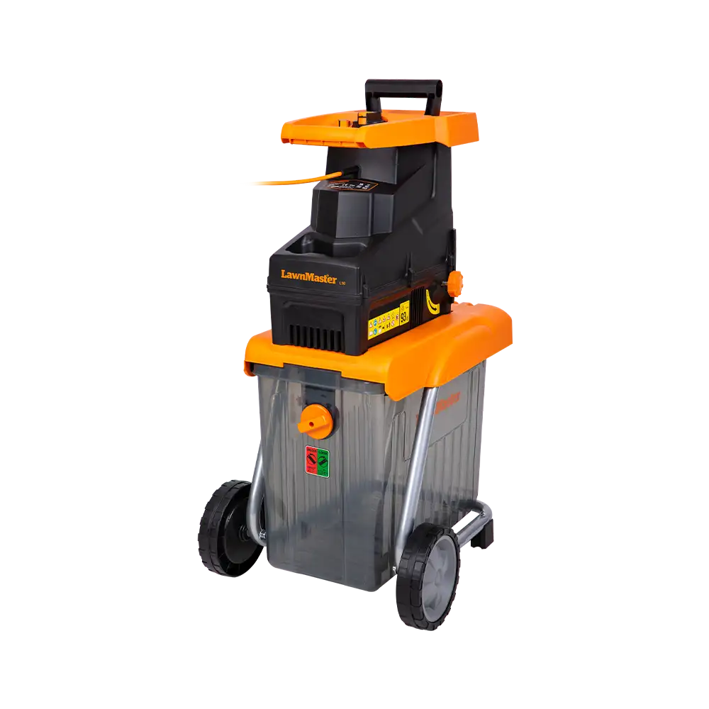 LawnMaster 2800W Quiet Garden Shredder with Drum Mechanism Cleva