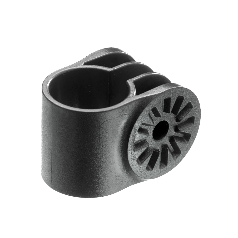 Genuine replacement front handle mounting clip for LawnMaster MX 24V 25cm Grass Trimmer (CLGT2425T). Part number 221031108