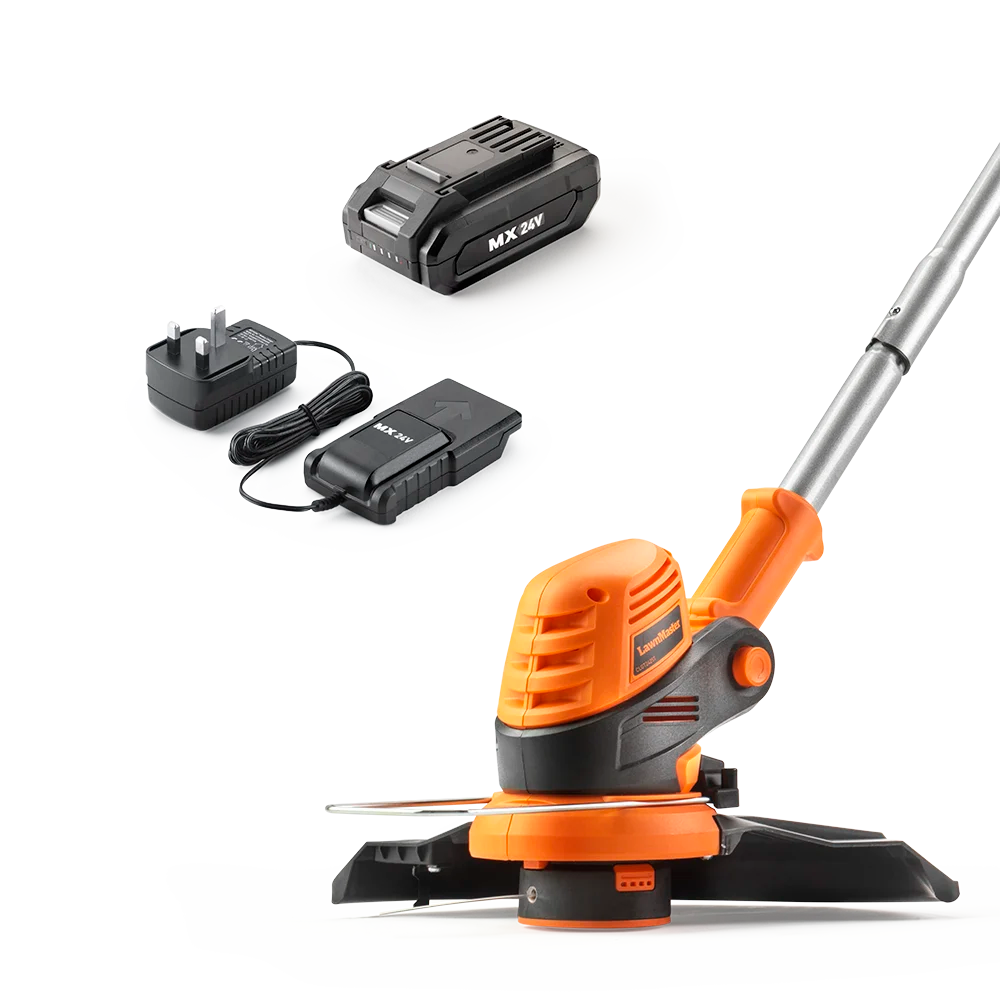 3 piece Cordless Grass Trimmer in the box bare