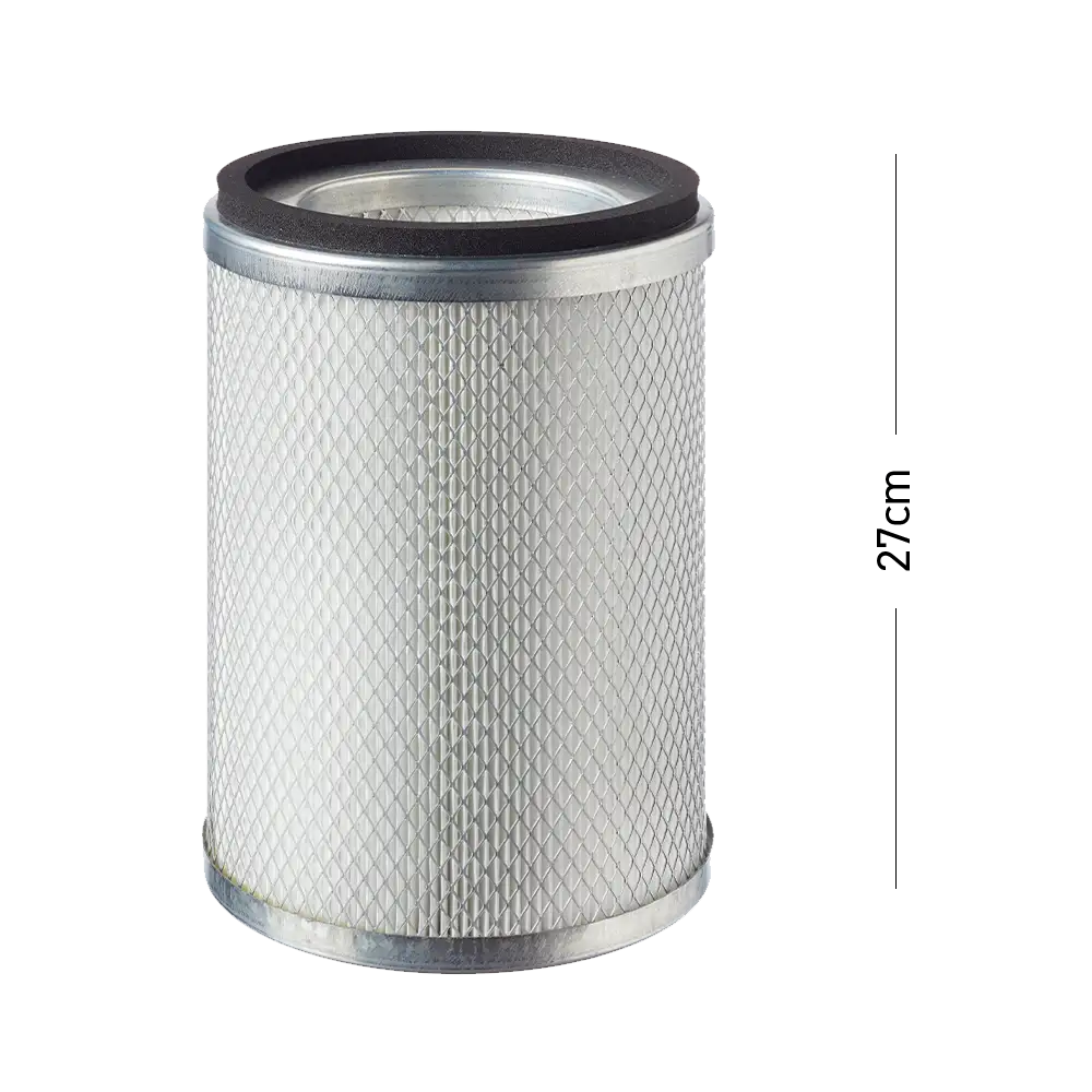 Vacmaster WD L38 HEPA Cartridge Filter dimension