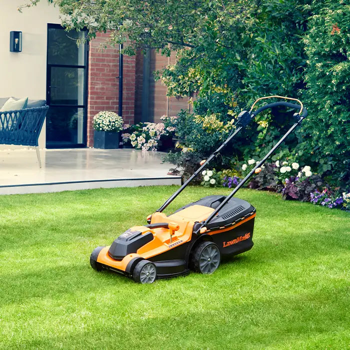 37cm LawnMaster Cordless Mower Optimum Performance