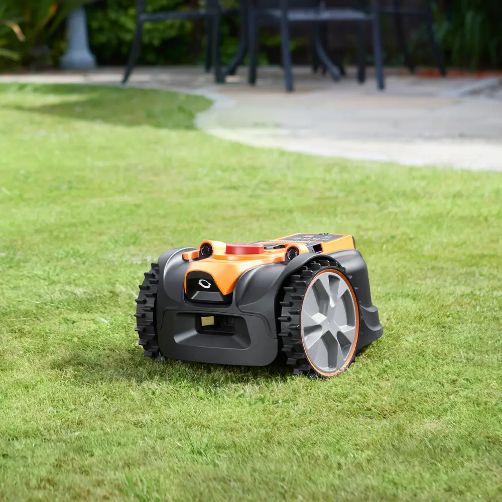 AMB16P2 Mowing a Garden