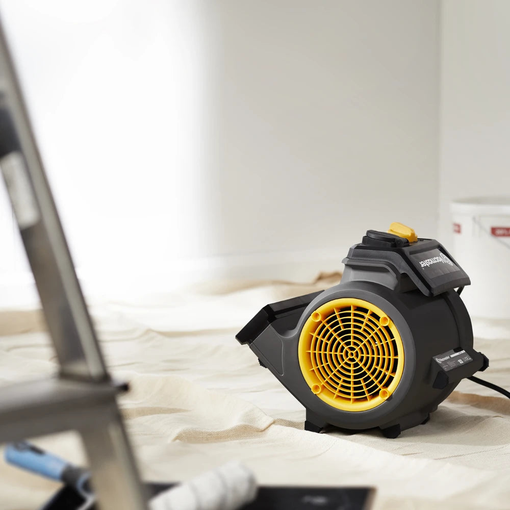 Vacmaster air mover drying paint