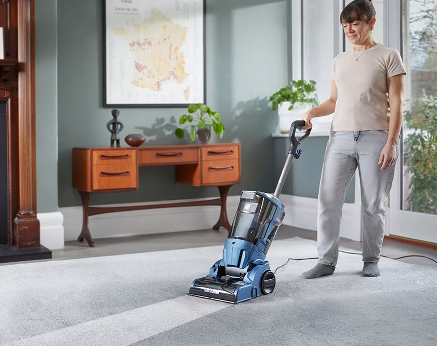 Carpet Cleaner Vacmaster CA0712UK Vacmaster EasyClean UCT Cleaning Carpet Around Sofa in High Traffic Area