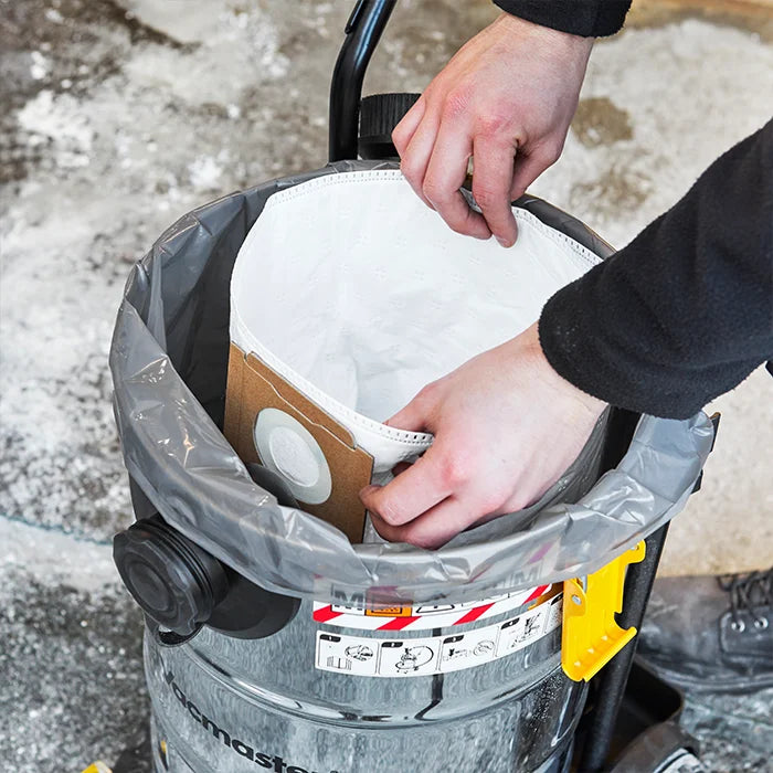Fine Filtration Dust Bag in a dust extractor