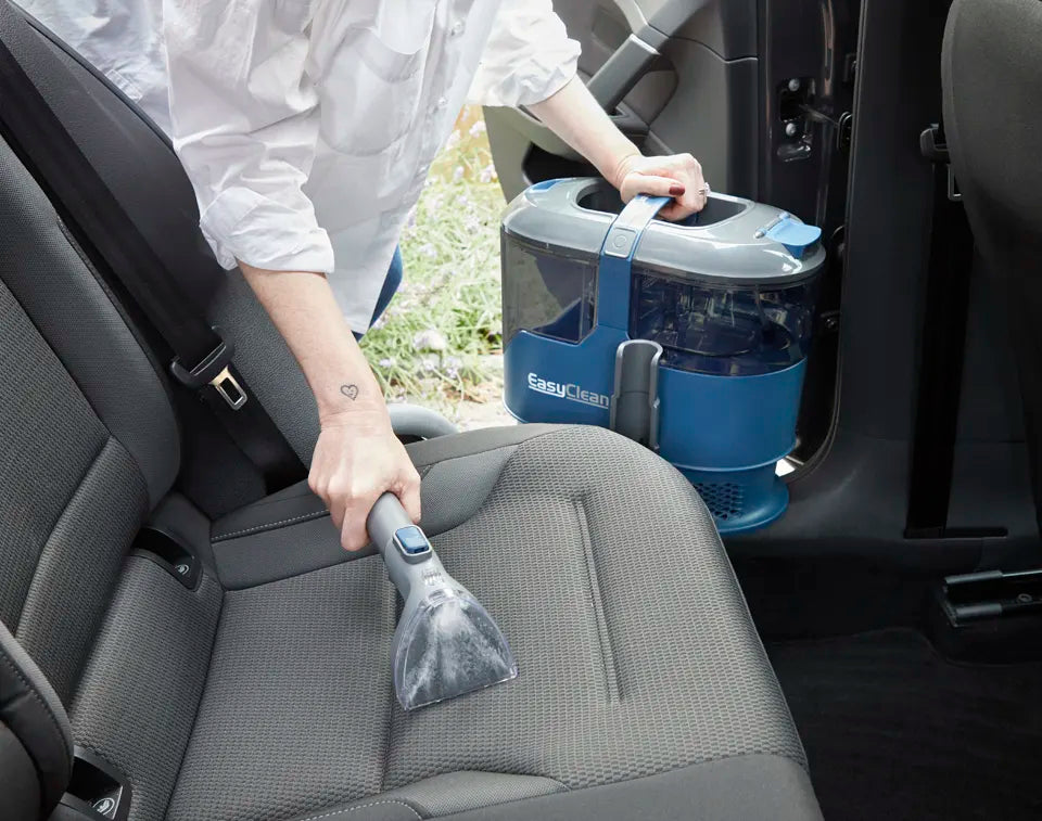 Vacmaster EasyClean Rapid Carpet Cleaner cleaning car seat