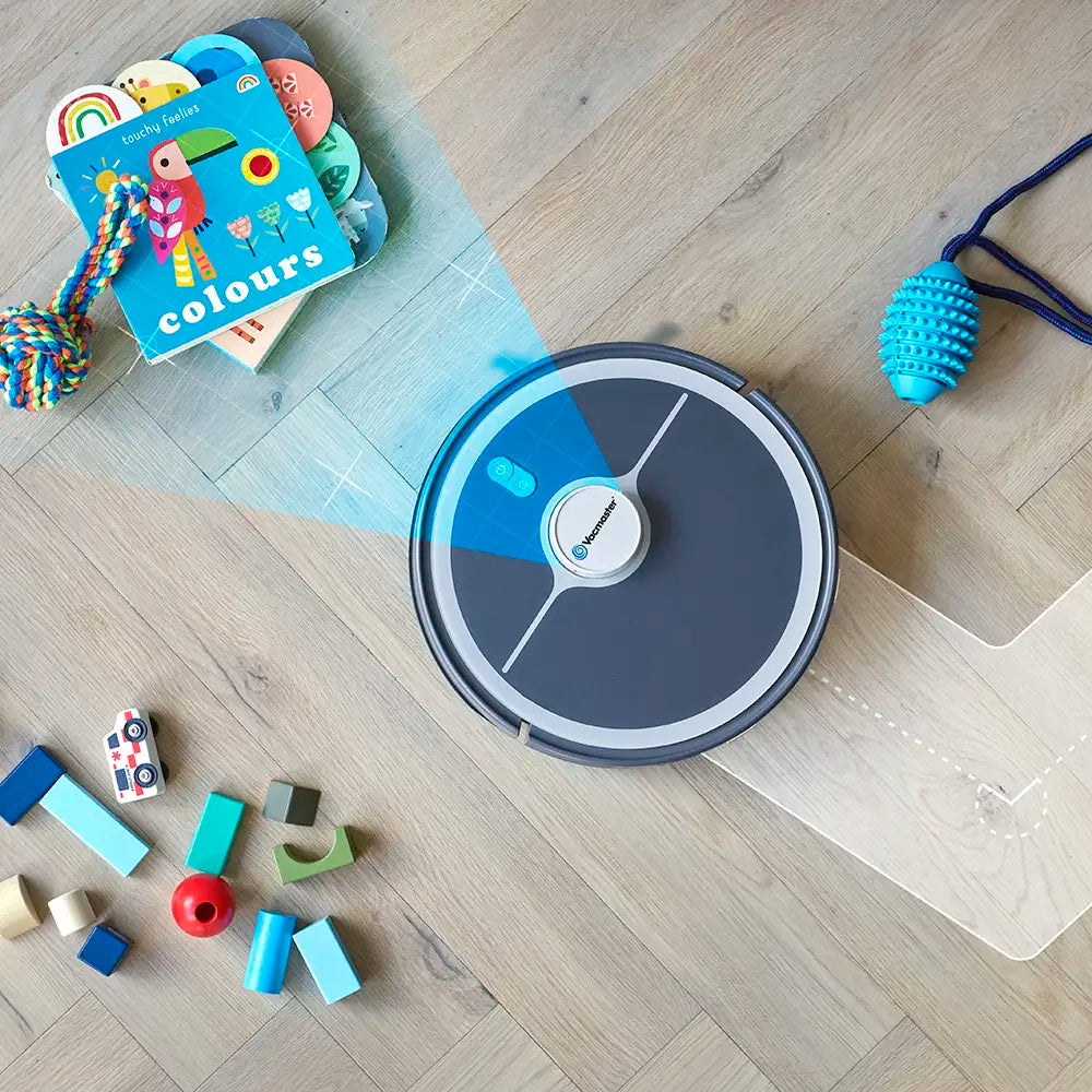 Vacmaster Robot Vacuum cleaner Rei avoiding obstacles