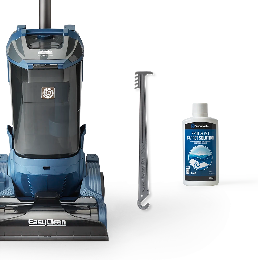 Vacmaster EasyClean Home Carpet Cleaner CA0712UK  with included Accessory Brush Roll Cleaner and Carpet Solution