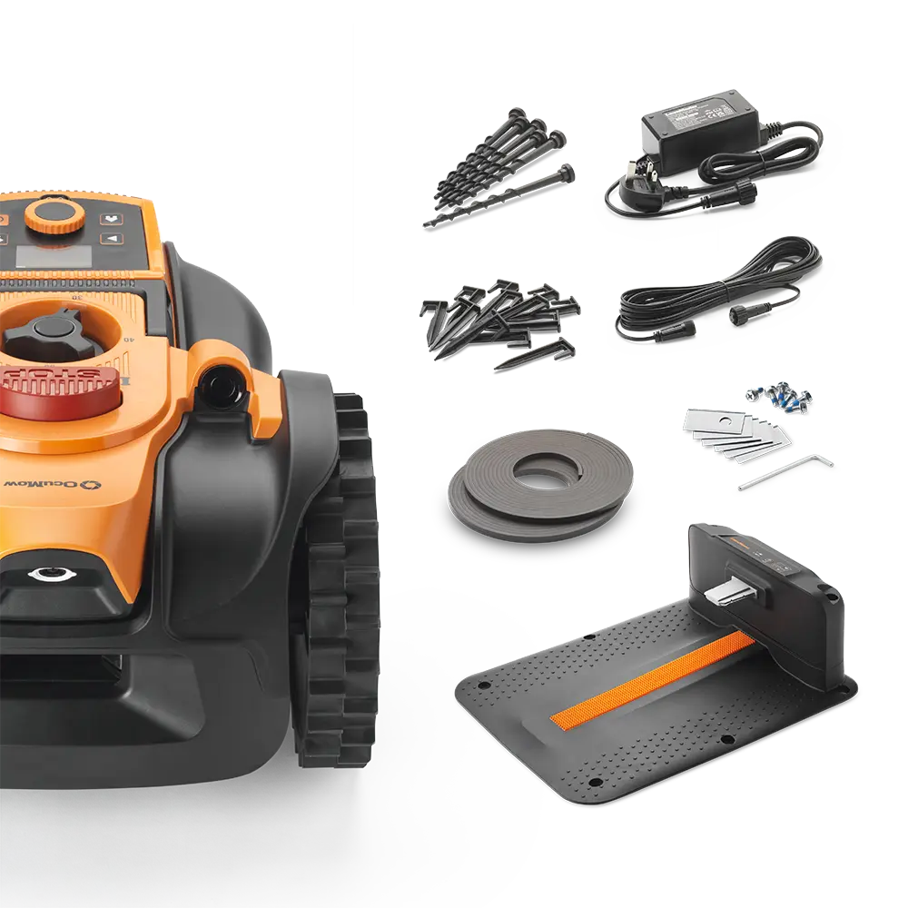 LawnMaster OcuMow® AMB16i-600 | Auto Charging Vision Robot Lawnmower with App