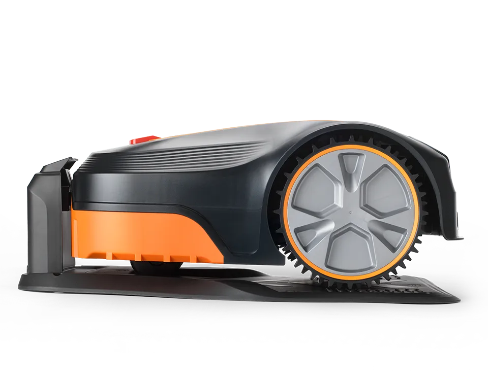 LawnMaster L10 L12 Robot Mower on charging station