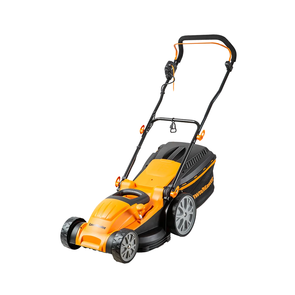 Electric mower with rear roller deals