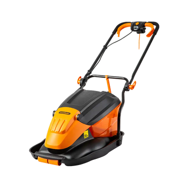 LawnMaster 1500W 33cm Electric Hover Mower Collect Grass Trimmer
