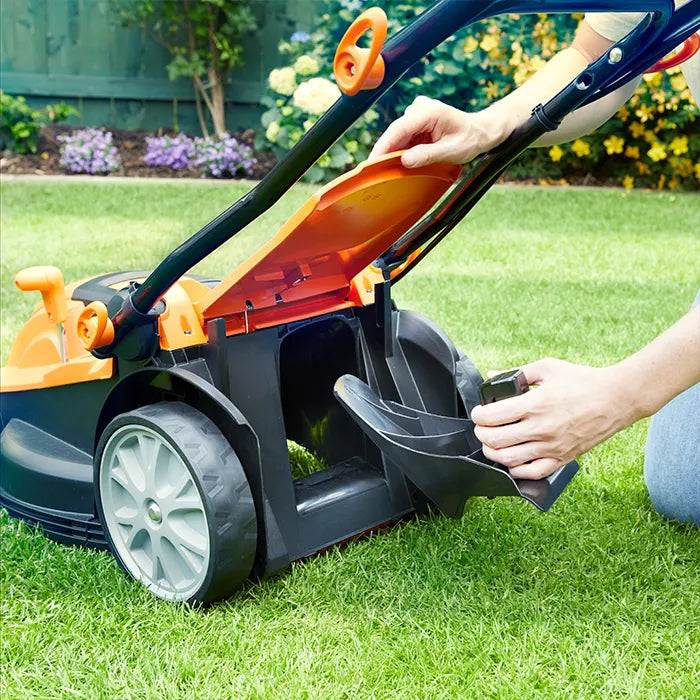 LawnMaster 37cm Electric Mower with Mulching Function
