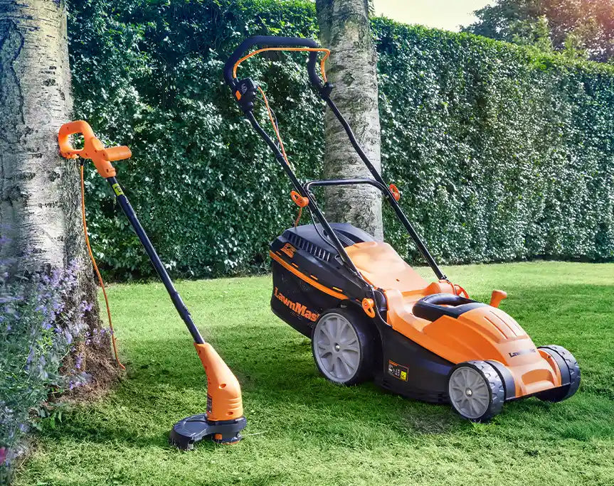 LawnMaster 40cm Lawnmower and Trimmer Combo