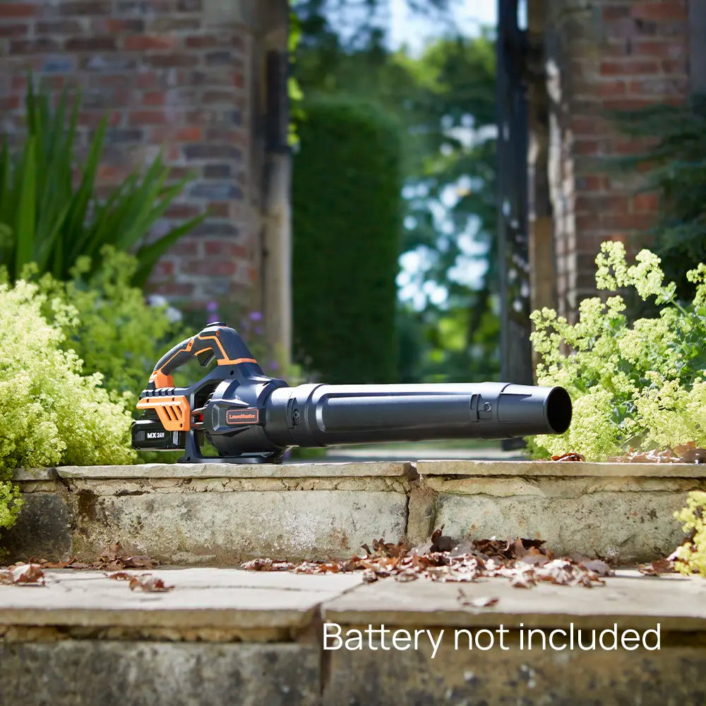 CLBL2407-01-BARE 24V Cordless Blower in a UK Garden