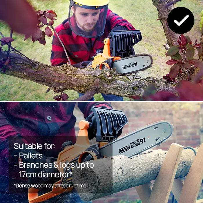 LawnMaster Chainsaw Suitable for cutting materials