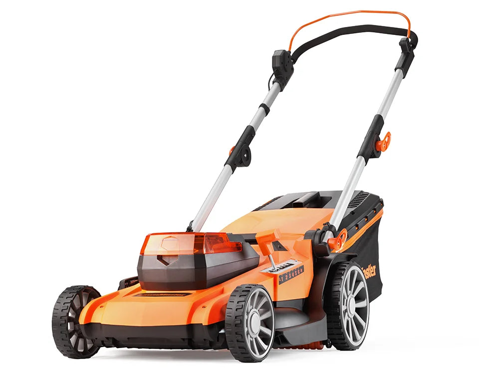 LawnMaster Cordless Mower 48V 46cm Cable free freedom