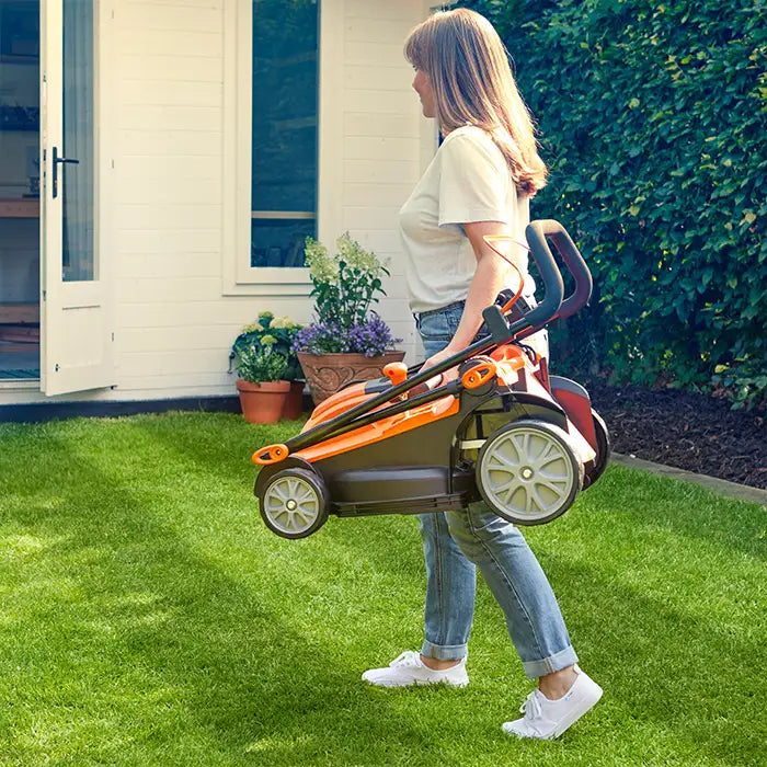 LawnMaster 37cm Electric Mower with Carry Handle