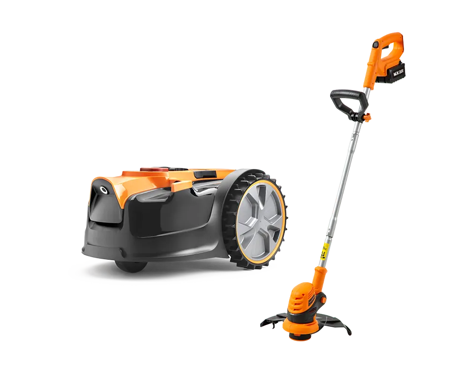 LawnMaster VBRM Garden Set with Grass Trimmer