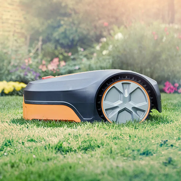 LawnMaster L10 Robot Mower on UK Grass