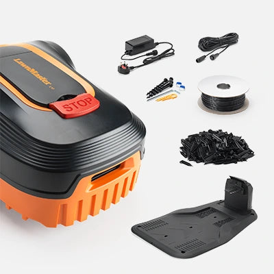 LawnMaster L10 Robotic Lawnmower in box
