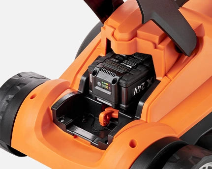 LawnMaster MX 24V 37cm Mower and Trimmer Combo with Safety Features