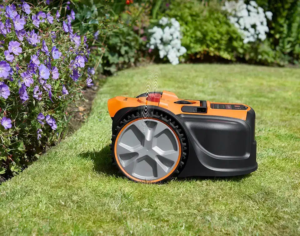 LawnMaster OcuMow with built in safety features