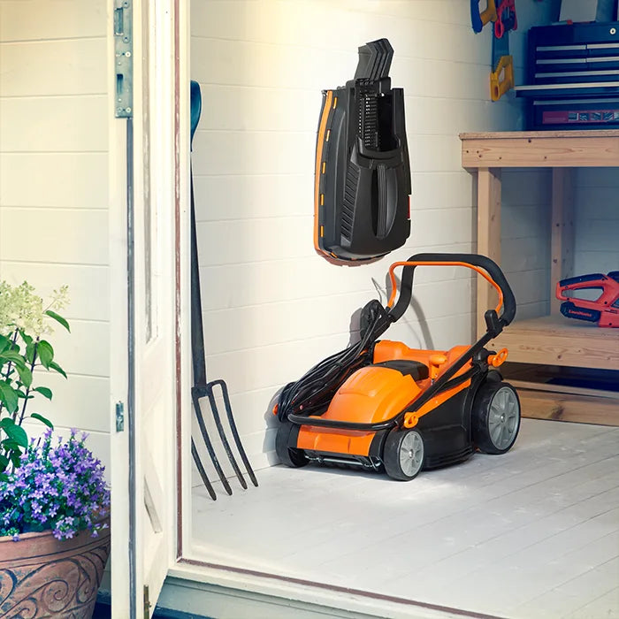 Easy to Store LawnMaster Electric Mower