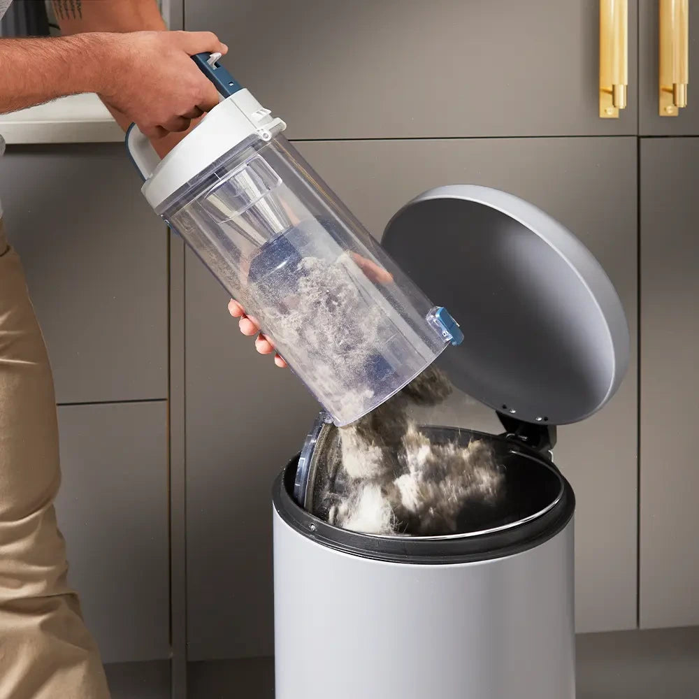 UK Vacmaster Respira Dust Bin Emptying