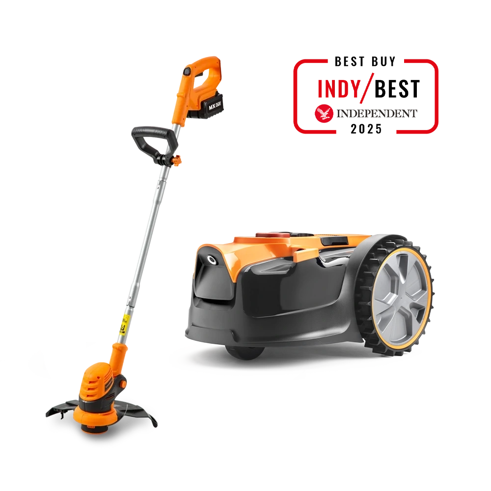 LawnMaster VBRM16 Mower and Grass Trimmer Pack