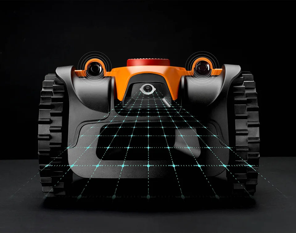 Robot Lawnmower with Vision navigation AMB16i4