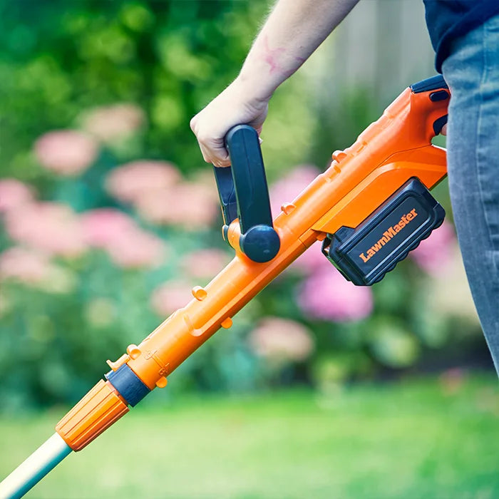 LawnMaster 25cm Trimmer with an Adjustable Handle