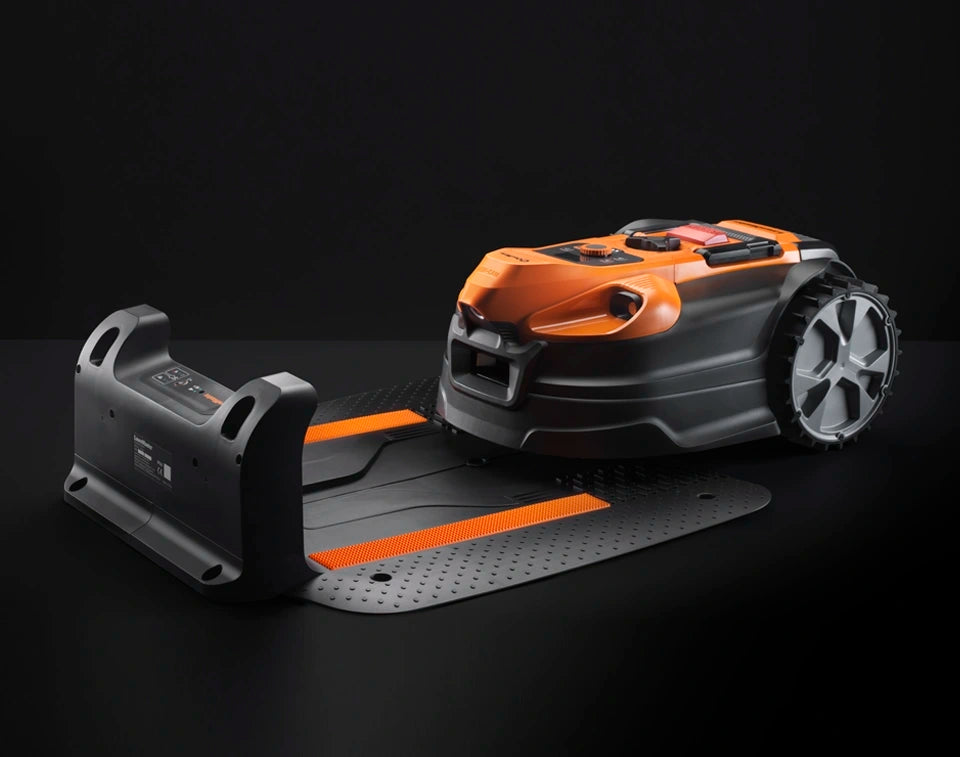 LawnMaster OcuMow 18 Robot Mower Charging Dock with App