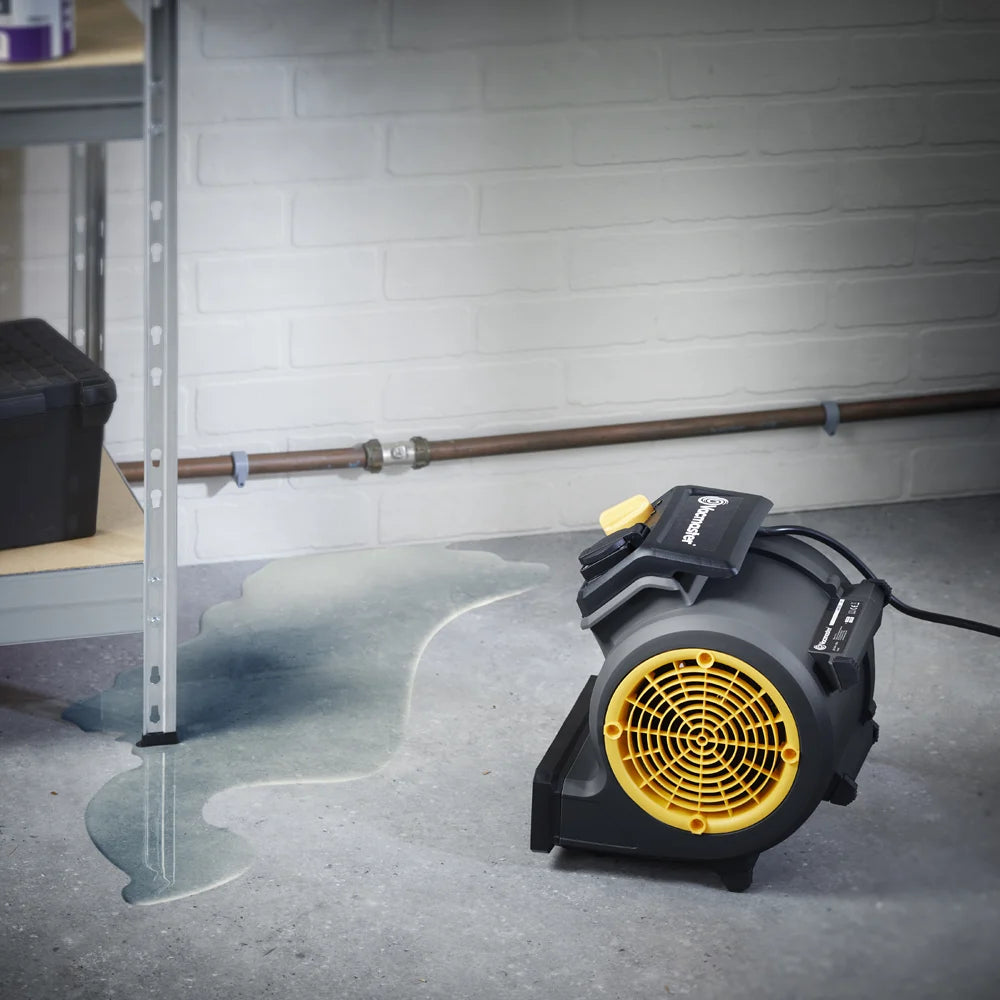 Vacmaster airmover drying flood water