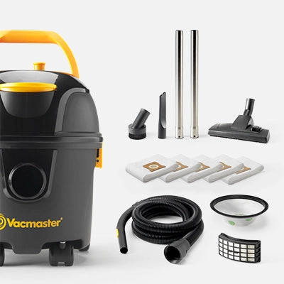 Vacmaster D8 Cylinder Vacuum in the box