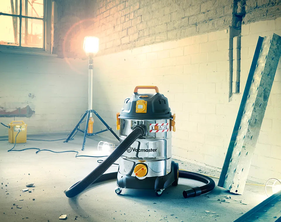 L Class Dust Extractor vacuum by Vacmaster on construction site