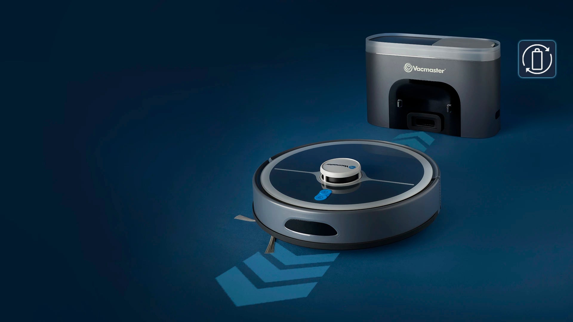 Vacmaster robot vacuum cleaner REi recharging v10i