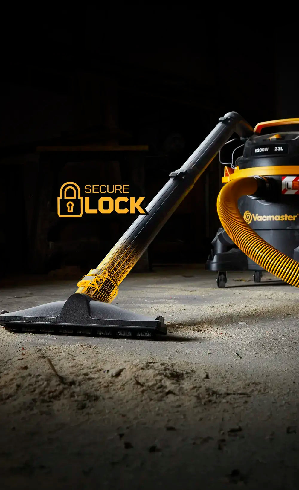 Vacmaster WD L23 SecureLock Vacuuming Dust
