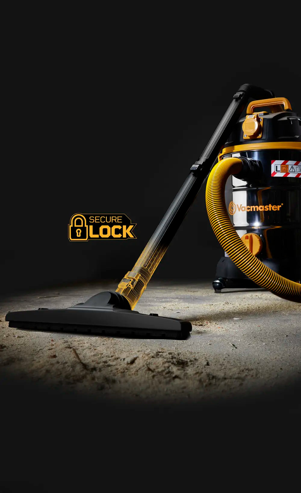 Power WDL30 PTO 110V Wet and Dry Vacuum with SecureLock accessories