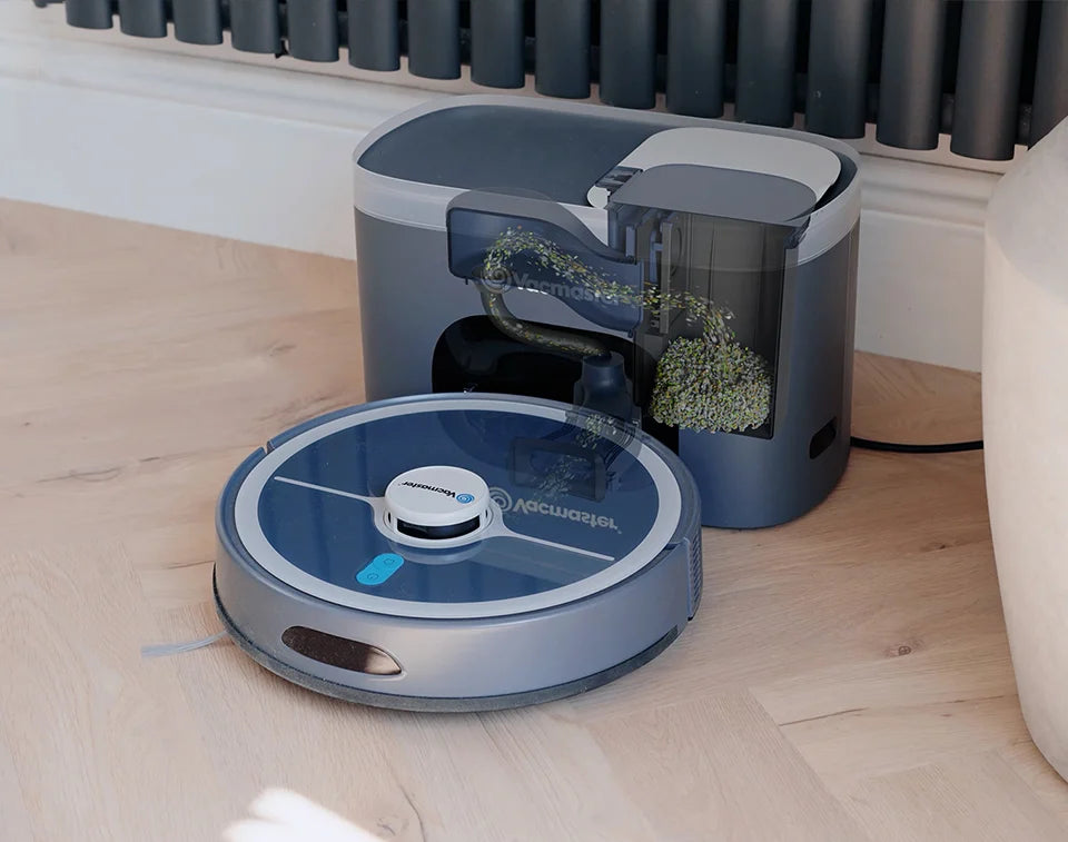 Vacmaster REi Robot Vacuum Cleaner Automatic Docking, Emptying & Charging