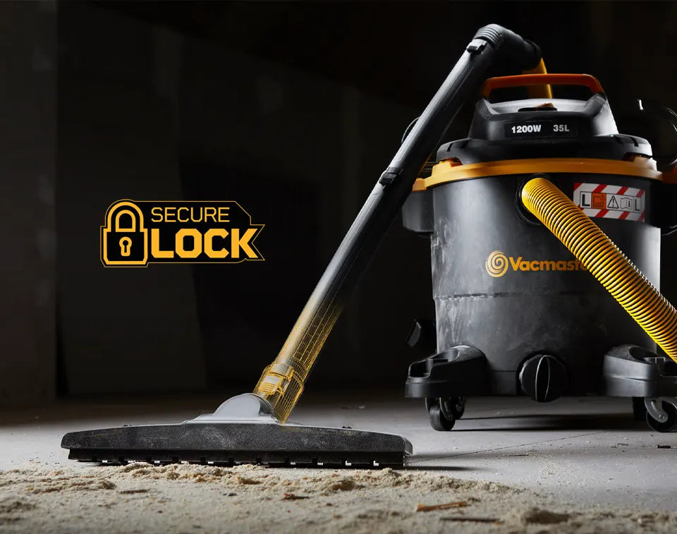 Vacmaster Dust Extractor Secure Lock Feature Video