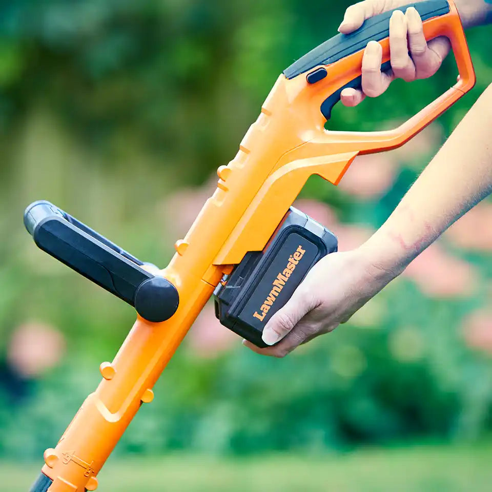 LawnMaster CLGT2425S Cordless Grass Trimmer with MX 24V Lithium Ion Battery