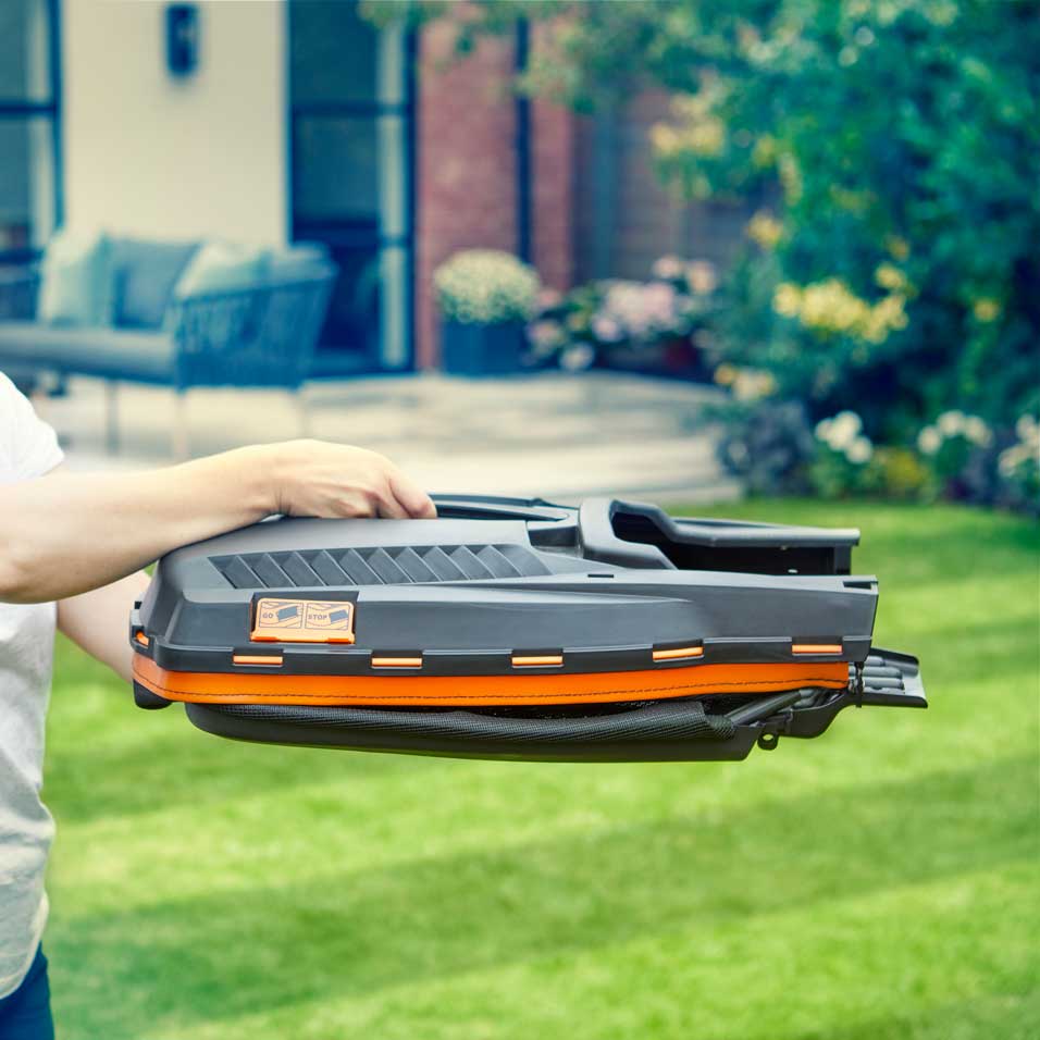 LawnMaster Lawn mower electric 1800W 40cm MEB1840M foldable grass bad Regi-Bag
