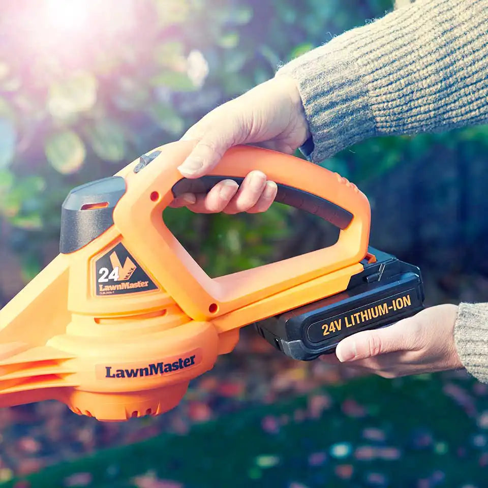 Battery powered leaf blower and weed eater shop