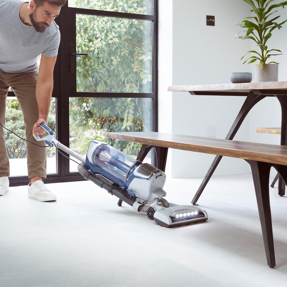Vacmaster Respira Upright vacuum cleaner with LED task lights
