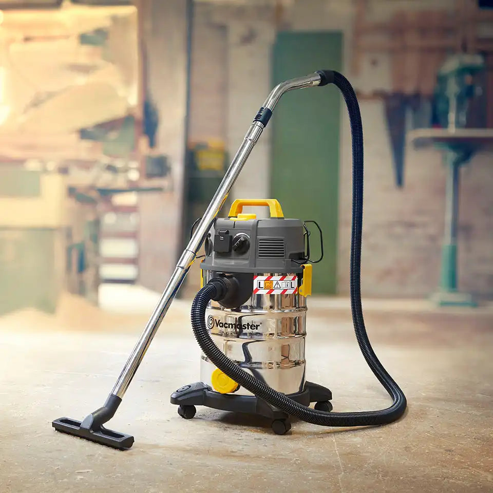 Vacmaster L30 Wet and Dry Vacuum for hoovering on building site